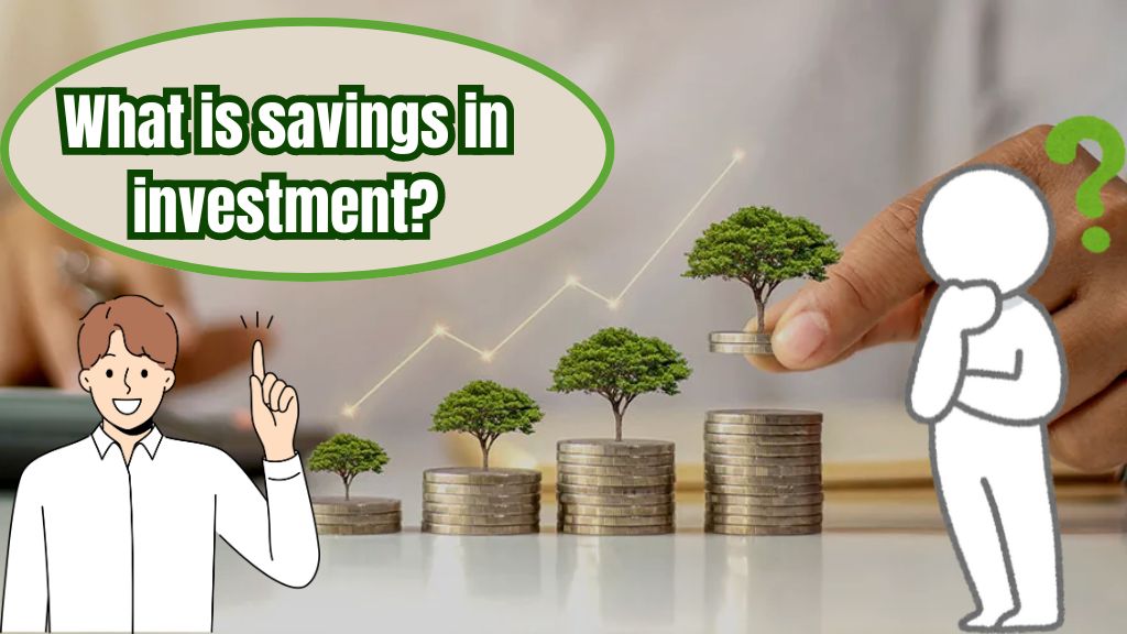 What is savings in investment